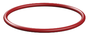 Picture of Rubber ring, red