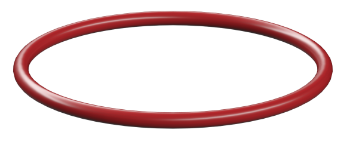 Picture of Rubber ring, red