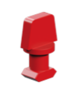 Picture of Single rivet 4, red