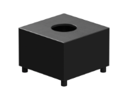 Picture of Masking light cap, hole 6.0, black