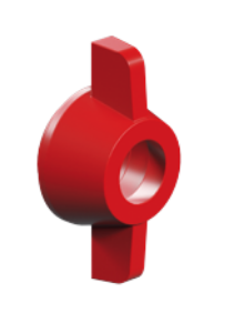 Picture of Hub nut, red