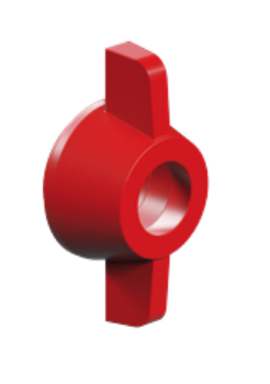 Picture of Hub nut, red