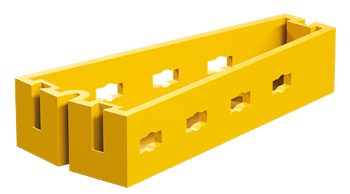 Picture of Angle girder 7,5°, yellow 