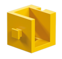 Picture of Angle girder 15, yellow
