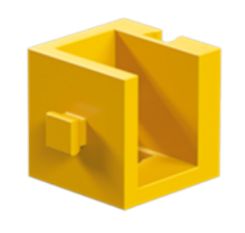 Picture of Angle girder 15, yellow