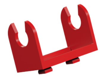 Picture of Cable winch frame 30, red