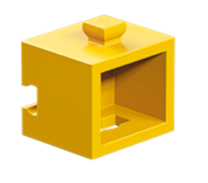 Picture of Statics building block, yellow