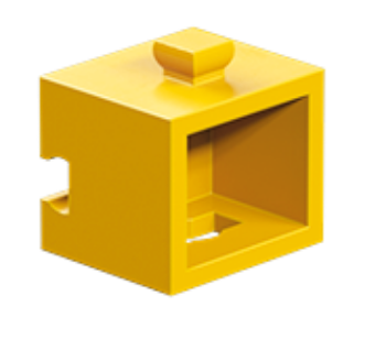 Picture of Statics building block, yellow