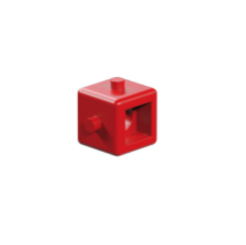 Picture of Gear cube, red