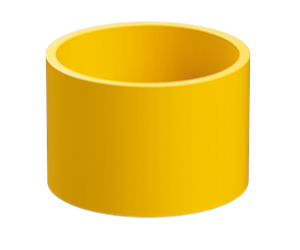 Picture of Tubular sleeve 30x20, yellow