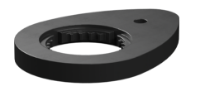 Picture of Cam plate black, red