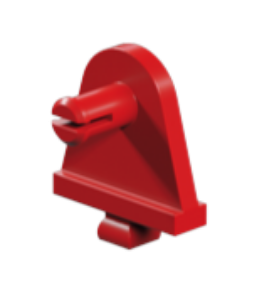 Picture of Wheel support, red