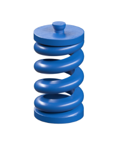 Picture of Plastic spring 26, blue