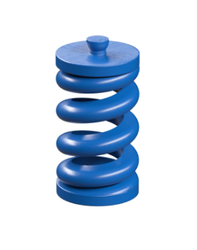 Picture of Plastic spring 26, blue