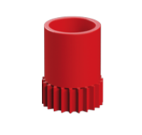 Picture of Hub nut, red