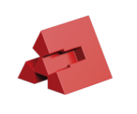 Picture of Angular block 60° with 3 grooves, red