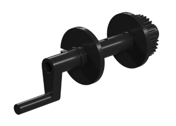 Picture of Cable winch drum, black