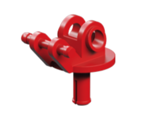 Picture of Steering knuckle, red