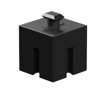 Picture of Building block 15x15, black
