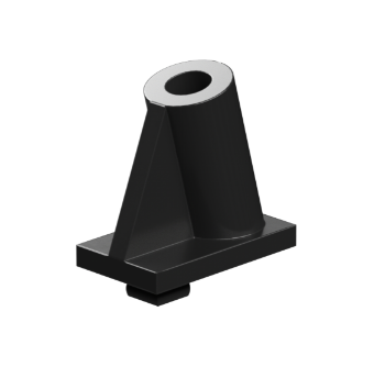 Picture of Steering column base, black