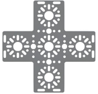 Picture of X Bracket (Silver)