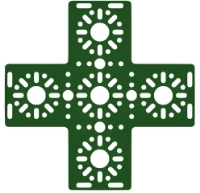Picture of X Bracket (Green)