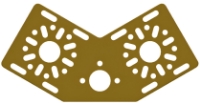 Picture of 120 Degree Bracket (Gold)