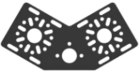 Picture of 120 Degree Bracket (Black)