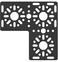Picture of 90 Degree Bracket (Black)