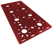 Picture of 192mm x 96mm Flat Bracket (Red)