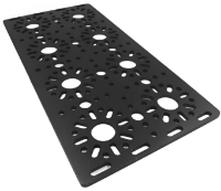 Picture of 192mm x 96mm Flat Bracket (Black)