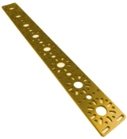 Picture of 384mm x 40mm Flat Bracket (Gold)