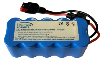 12V 3000 mAh NiMH Battery Pack - PP45 for robotics design