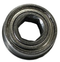 6mm Hex-Shaft Flanged Bearing  12 pack image