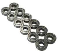 6mm Hex-Shaft Flanged Bearing  12 pack image