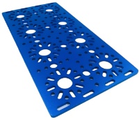 Picture of 192mm x 96mm Flat Bracket (Blue)
