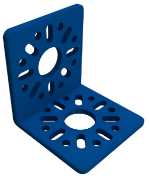 Picture of Inside L Bracket (Blue)