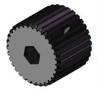 Picture of Rack and Pinion Set for 6mm Hex Shaft