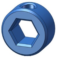 6mm Hex-Shaft Collar 12mm OD (6 pack)