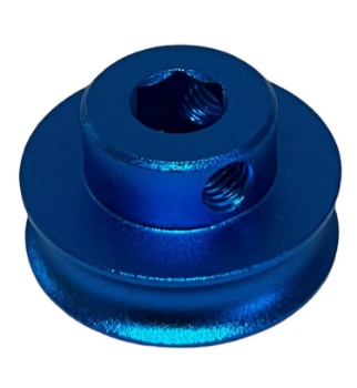 20mm OD Round Groove 6mm Hex-Shaft Pulley