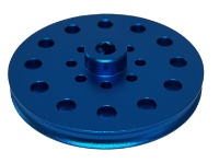 60mm OD Round Groove Pulley - 6mm Hex
