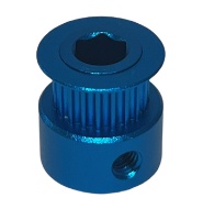 20 Tooth GT2-6mm Timing Belt Hex-Shaft Pulley
