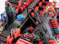 Quality Control with AI System model from fischertechnik