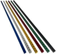 A 432mm Square Beam in blue, for robotics design
