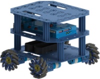 The Mecanum Stack Robot Basic - Autonomous Mobile Robotics Trainer