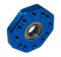 6mm Hex-Shaft Face Bearing Block