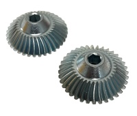 36 Tooth Hex-Shaft Helical Bevel Gear 1 to 1 Set