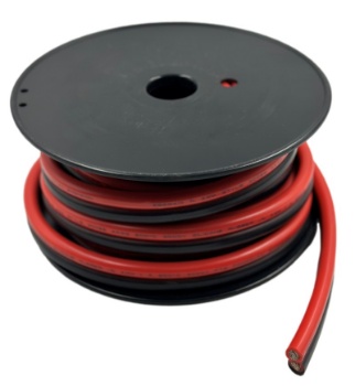4AWG Red/Black Flexible Silicone Bonded Wire 8m