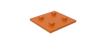 Picture of Building plate 30x30 orange
