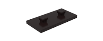 Picture of Building plate 15x30 black